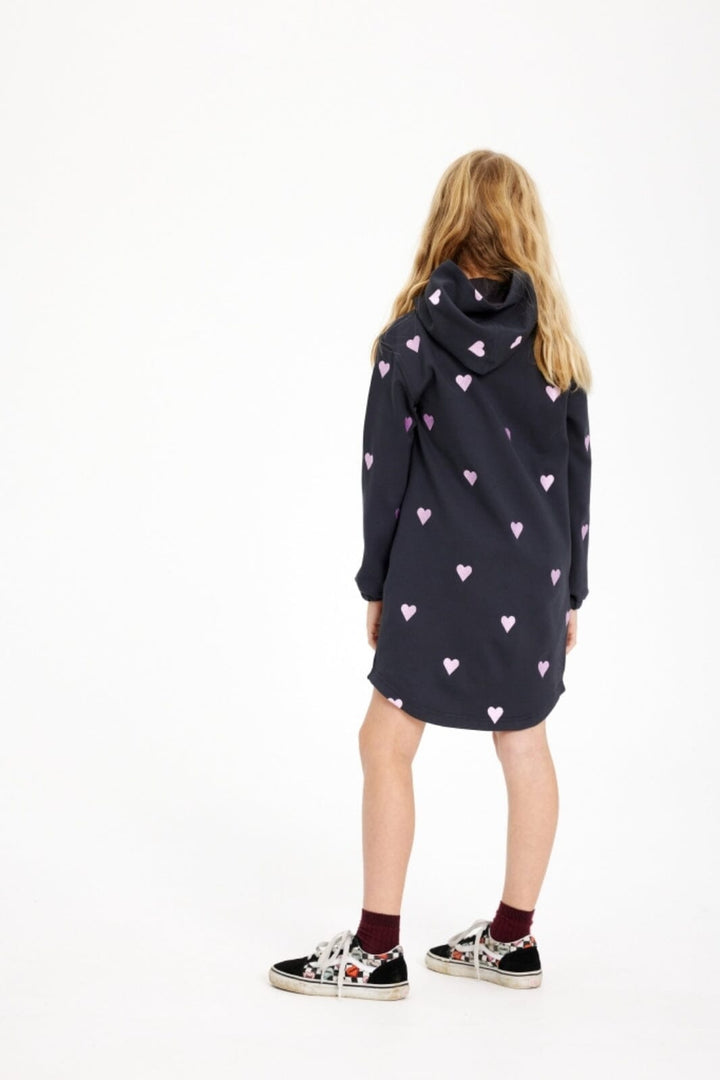 The New - Tnheart L_S Dress - Phantom 