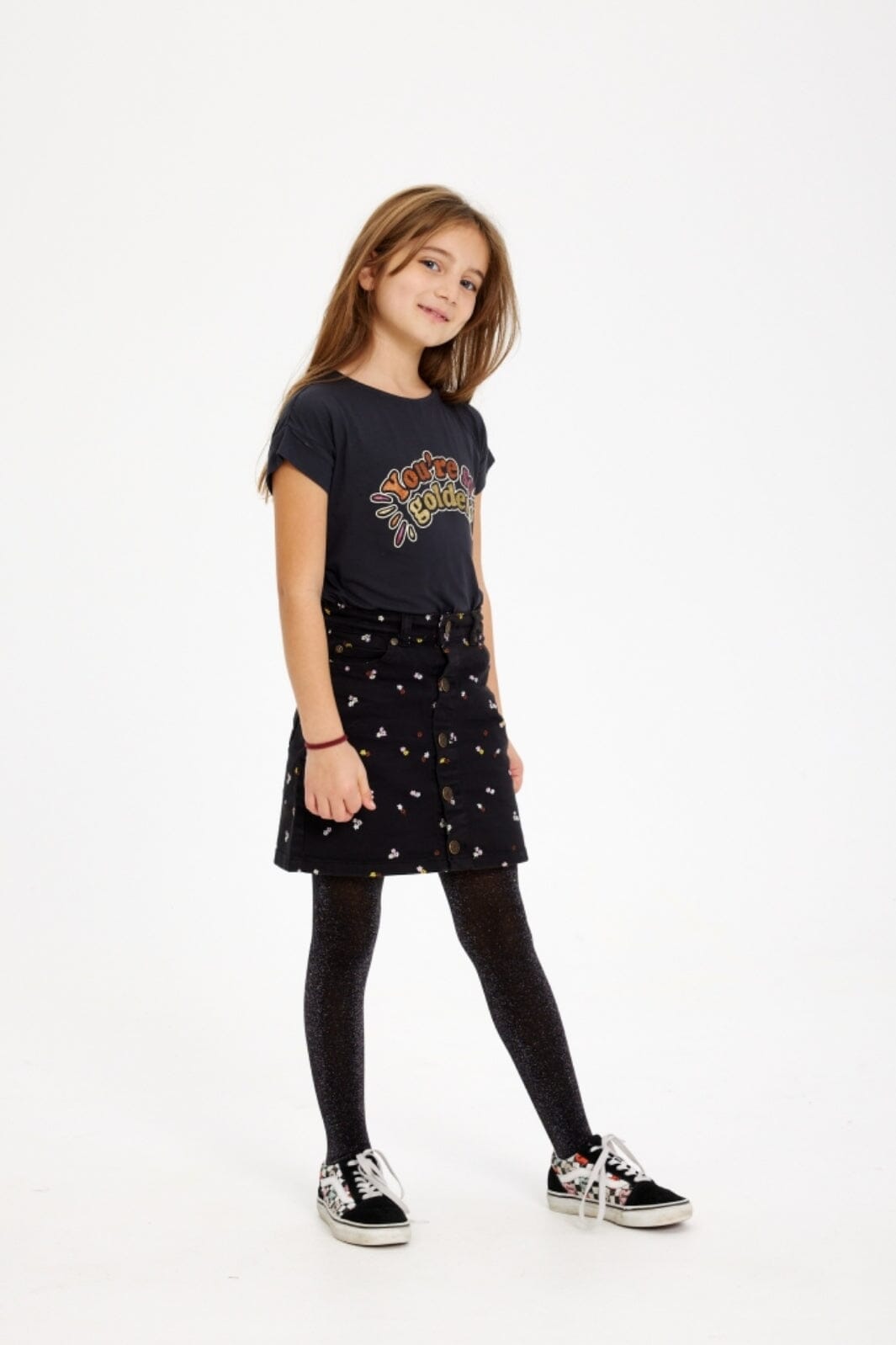 The New - Tnhellen Denim Skirt - Phantom 