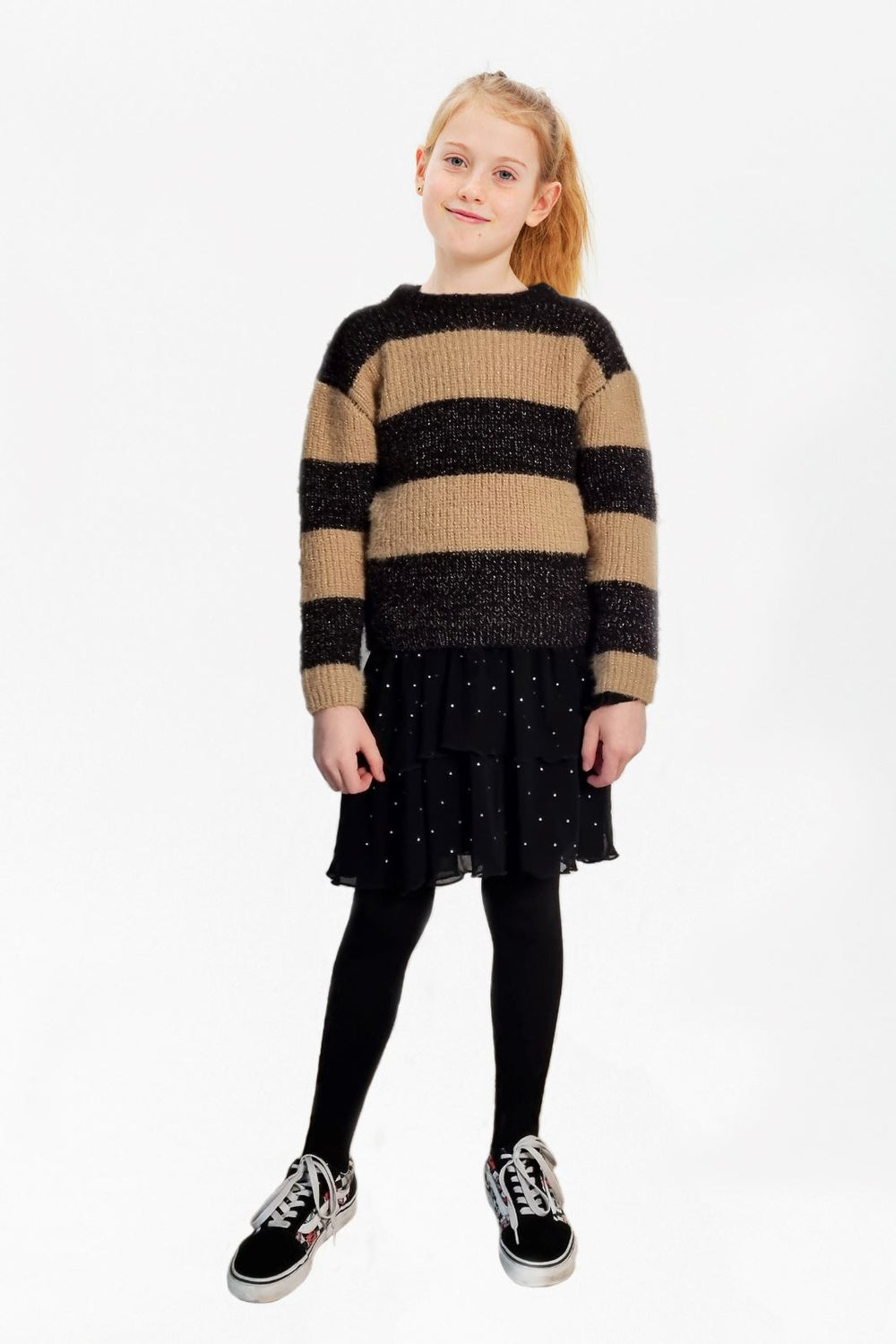 The New - Tnisalina Knit Pullover - Black Beauty Strikbluser 