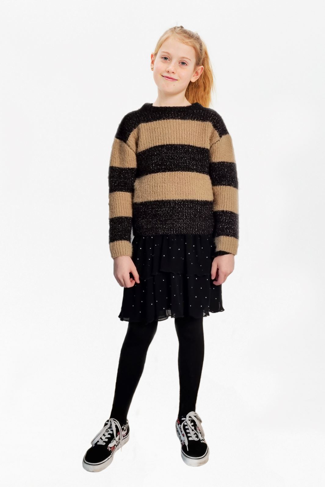 The New - Tnisalina Knit Pullover - Black Beauty Strikbluser 
