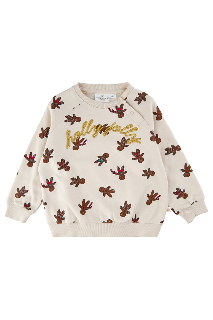 The new - TnsHoliday Ginga Sweatshirt - White Swan Ginger Aop Sweatshirts 
