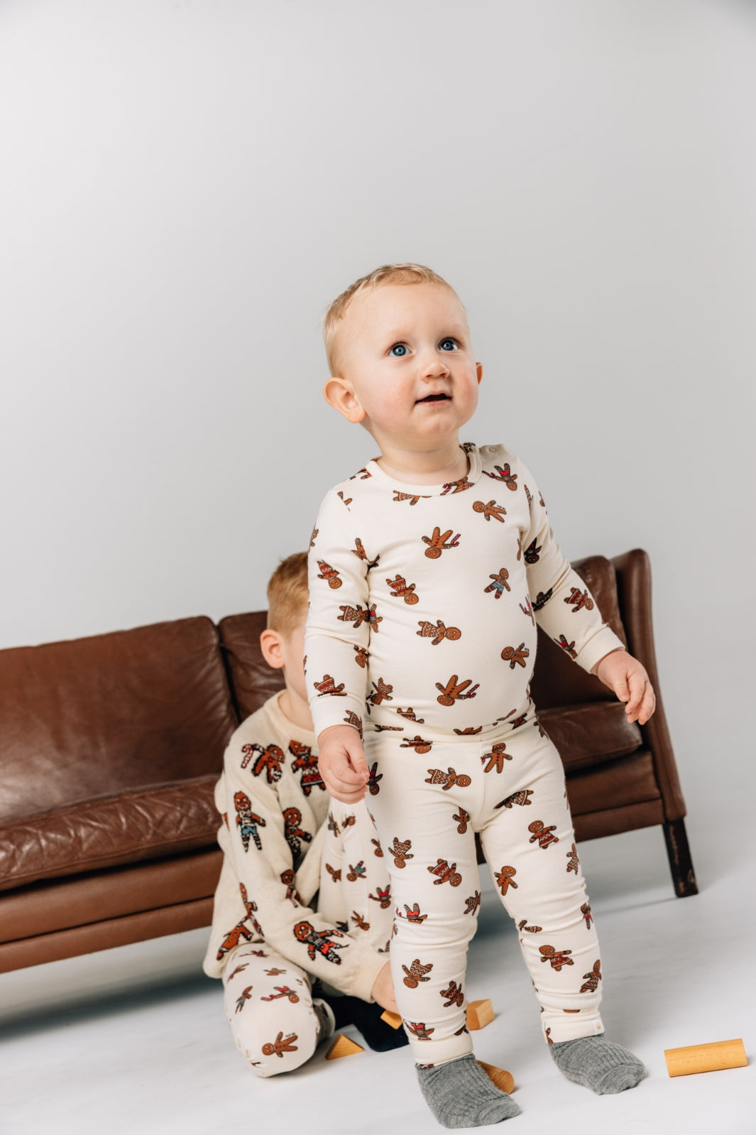 The new - TnsHoliday LS Bodysuit - White Swan Ginger Aop Bodysuits 