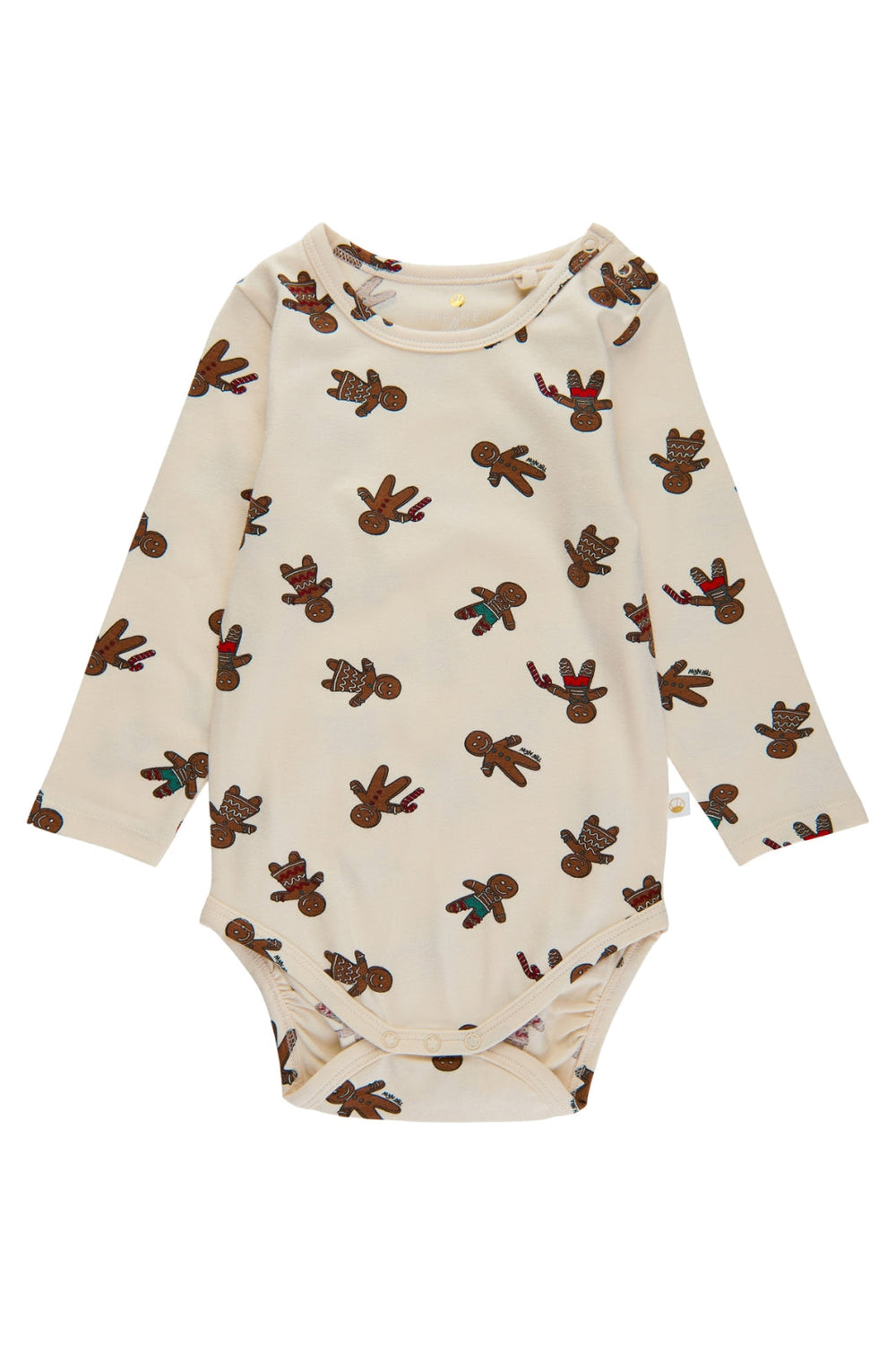 The new - TnsHoliday LS Bodysuit - White Swan Ginger Aop Bodysuits 