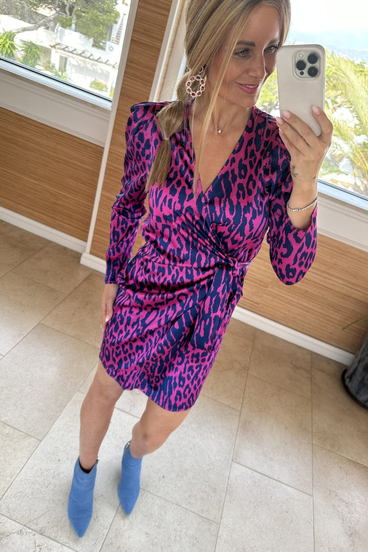 Valentin Studio - Josie Simple Leo Dress - Pink Kjoler 