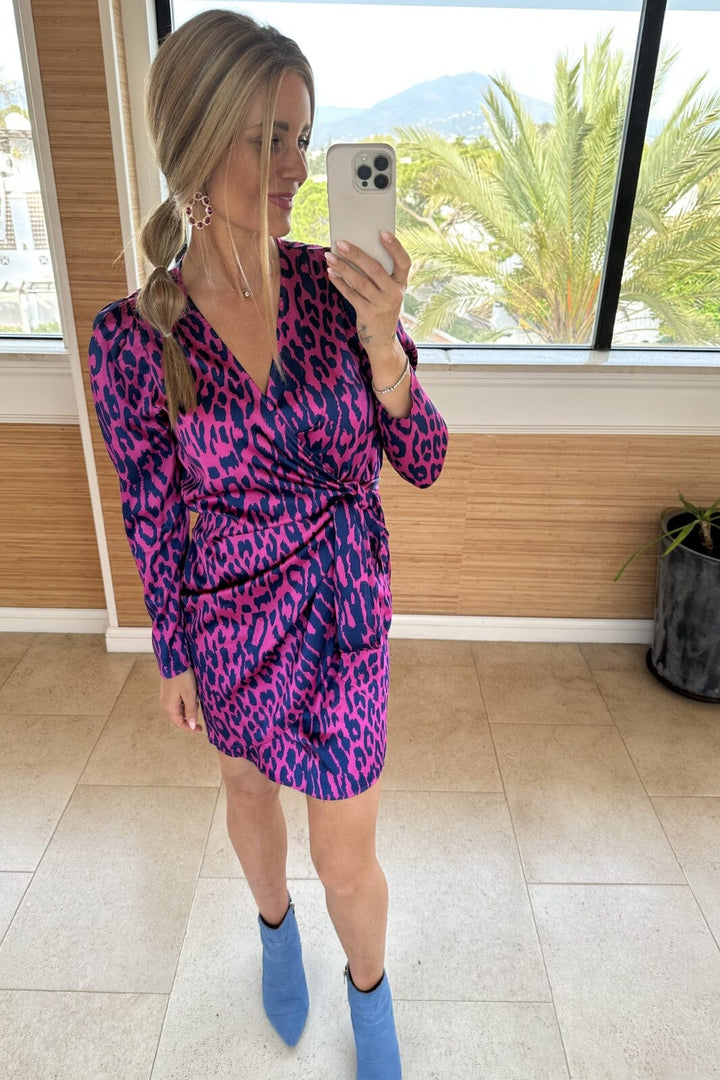 Valentin Studio - Josie Simple Leo Dress - Pink Kjoler 