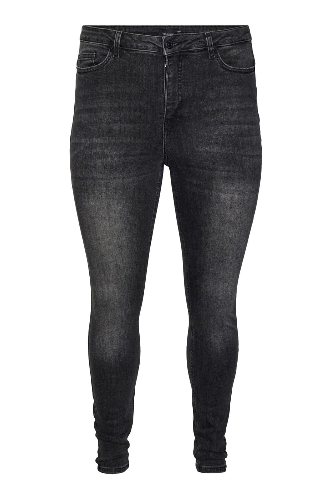 Vero Moda Curve - Vmlora Ss Bl Wash Jeans - 3464816 Black Denim Jeans 