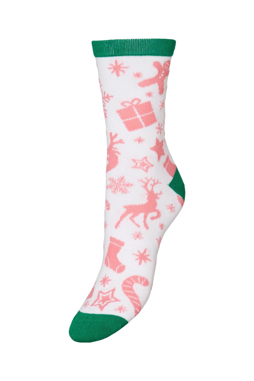 Vero Moda Accessories, Vmelf Socks Xmas, Snow White MIX CHRISTMAS