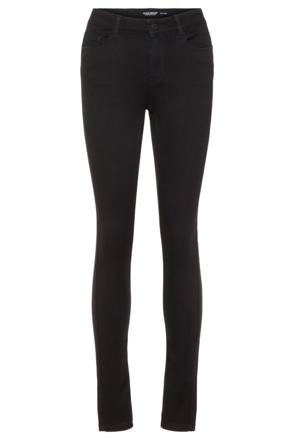 Vero Moda - VmSeven Nw S Shape Up Jeans Vi506 - Black Bukser 