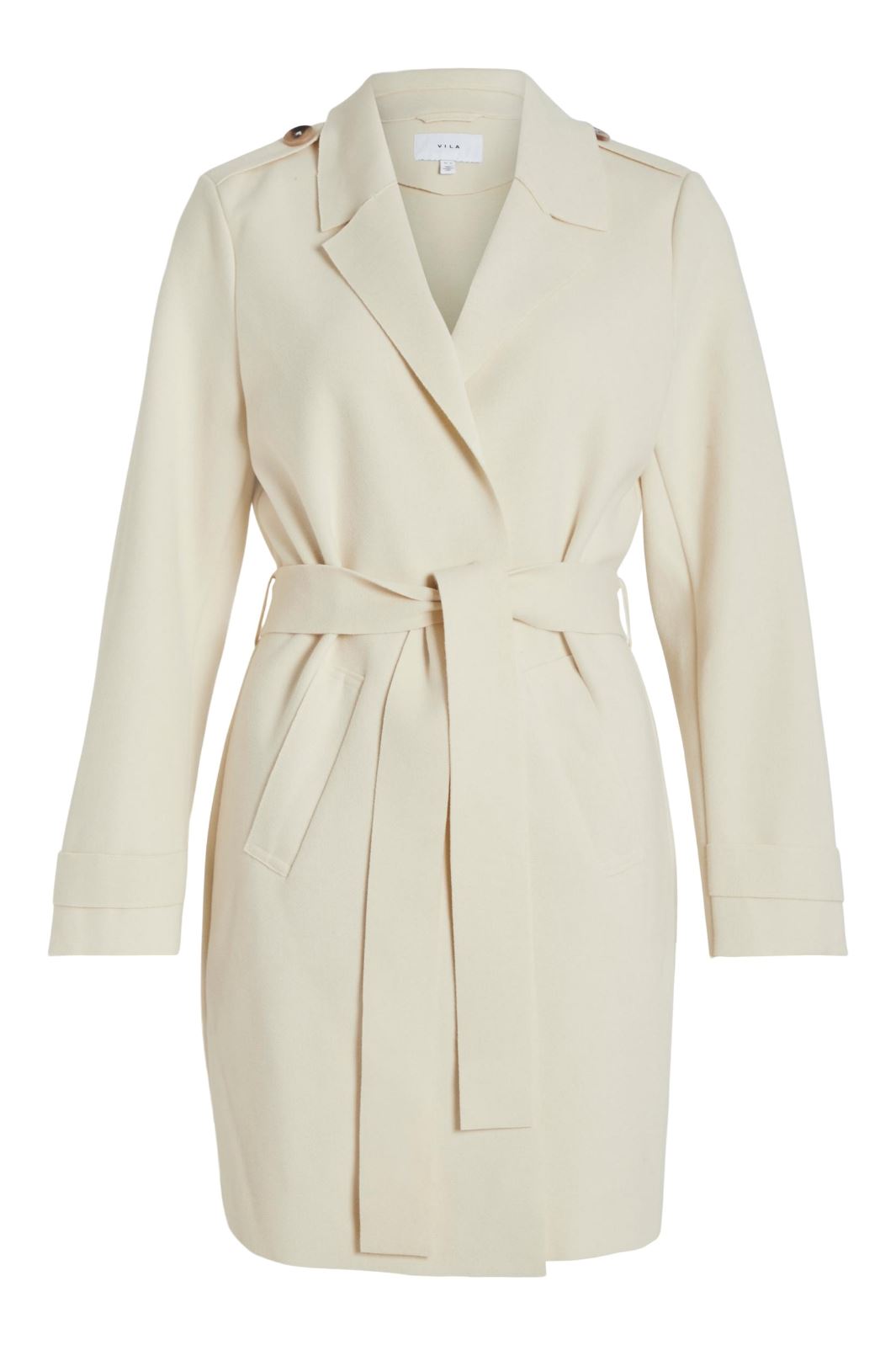 Vila - Vijuice Ls Coat - Birch Frakker 