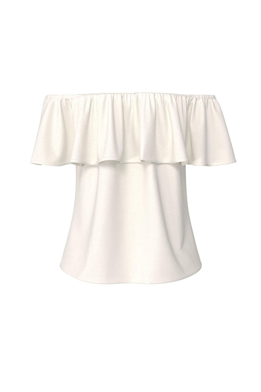 Vila - Virasha Off Shoulder top - Cloud dancer Toppe 