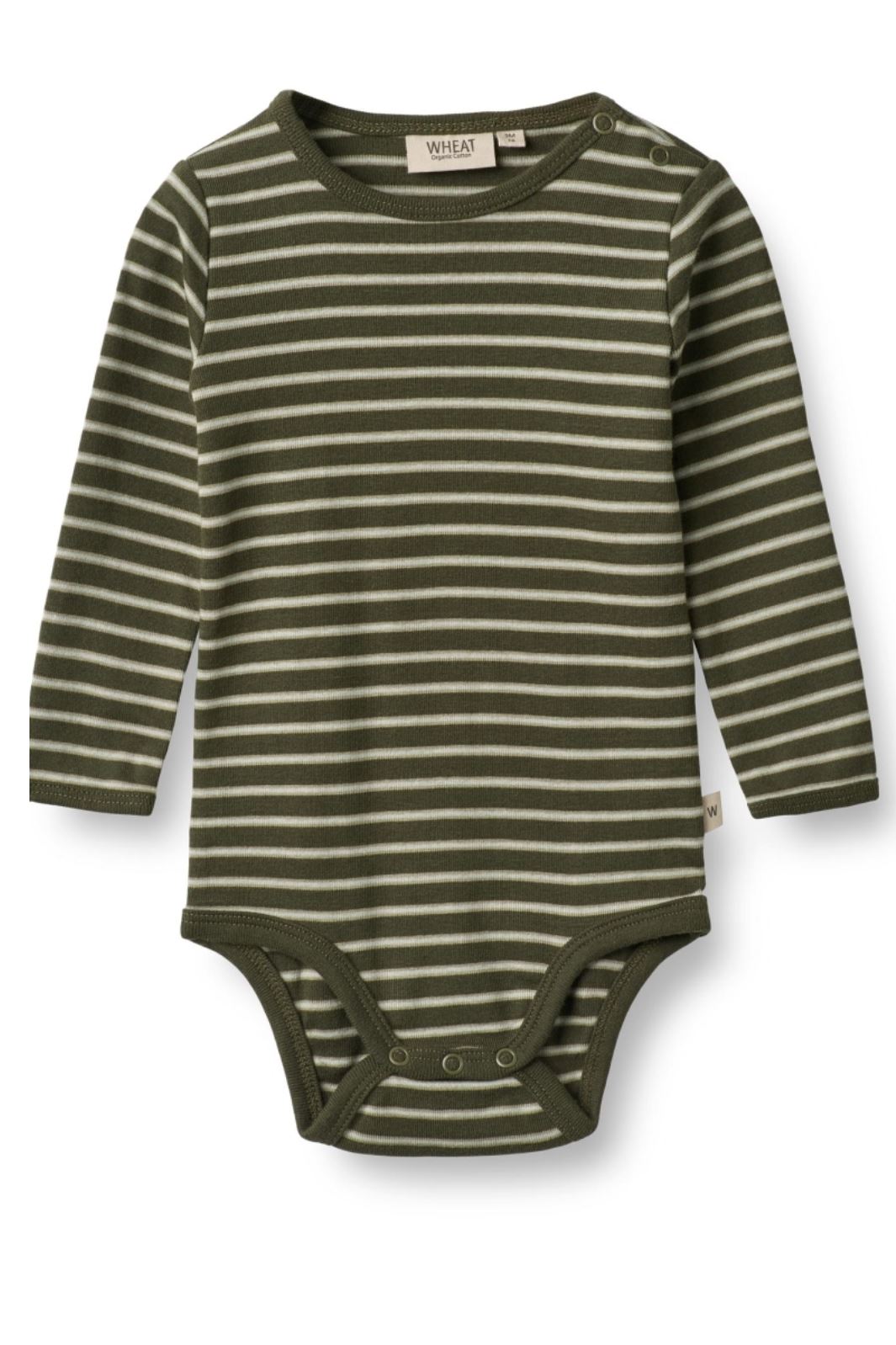 Wheat - Body Berti - 4076 dark green stripe Bodysuits 