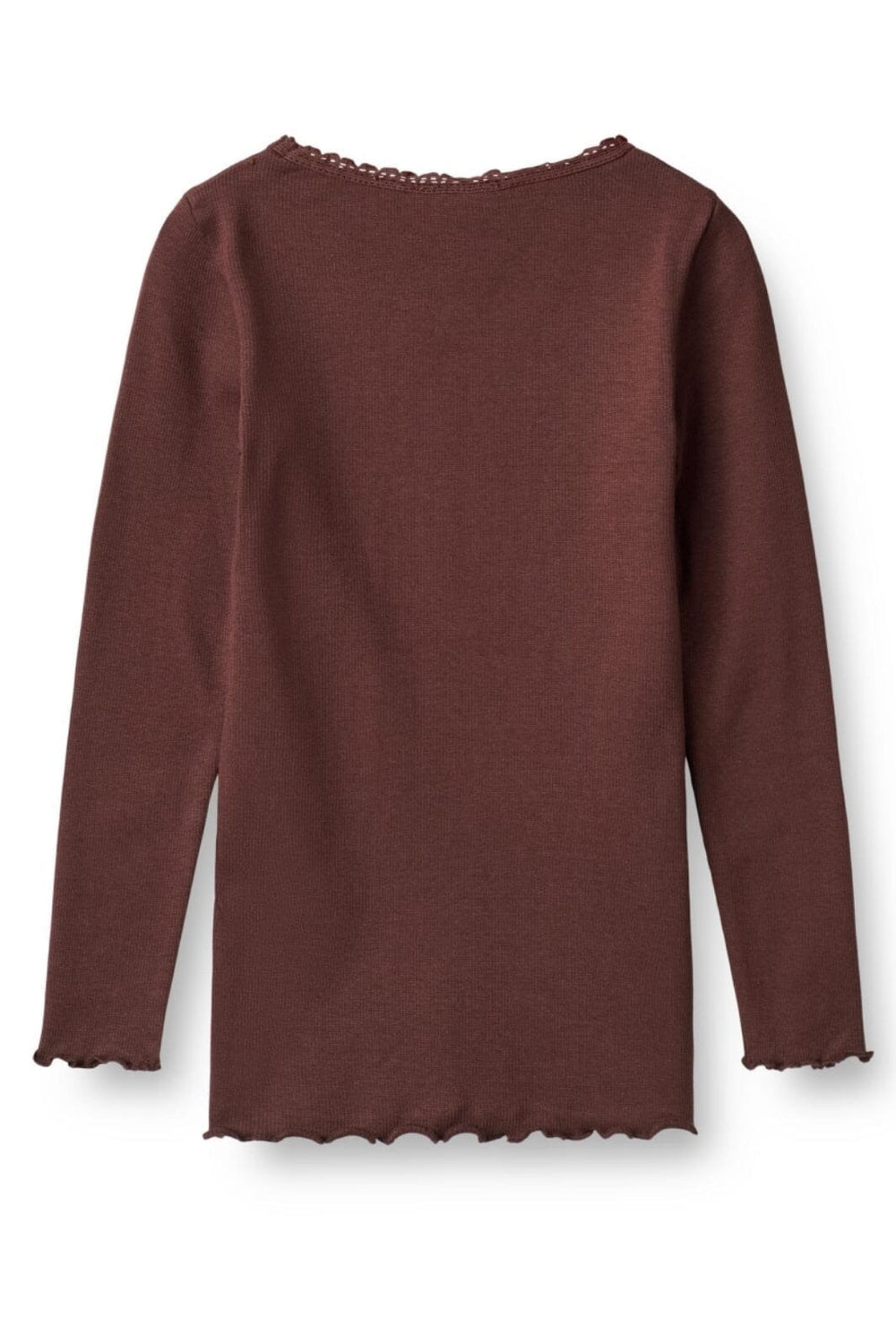 Wheat - Rib T-Shirt Reese - 2118 aubergine Bluser 
