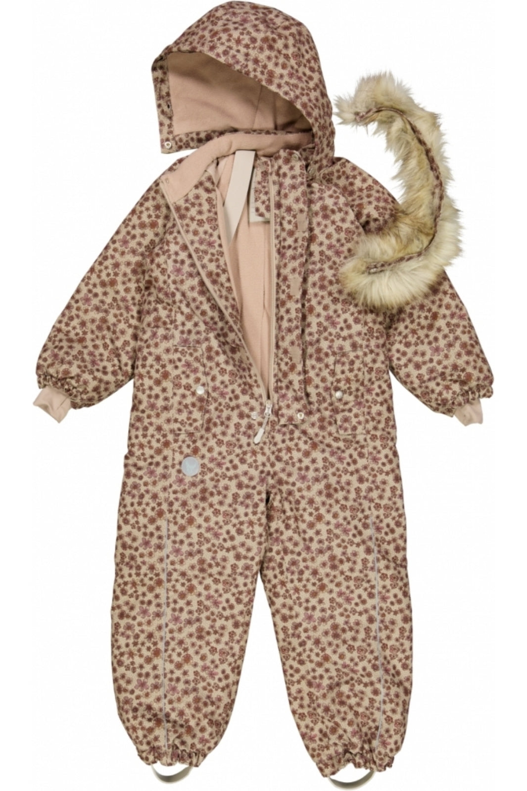 Wheat - Snowsuit Moe Tech - Winter Blush Flowers Flyverdragter 