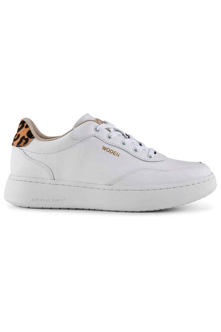 Woden - Evelyn Leather - 300 Bright White Sneakers 