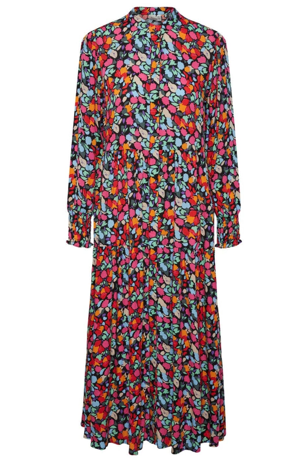 Y.A.S - Yasalira Ls Long Shirt Dress S. - Garden Topiary GRAPHIC PRINT Kjoler 