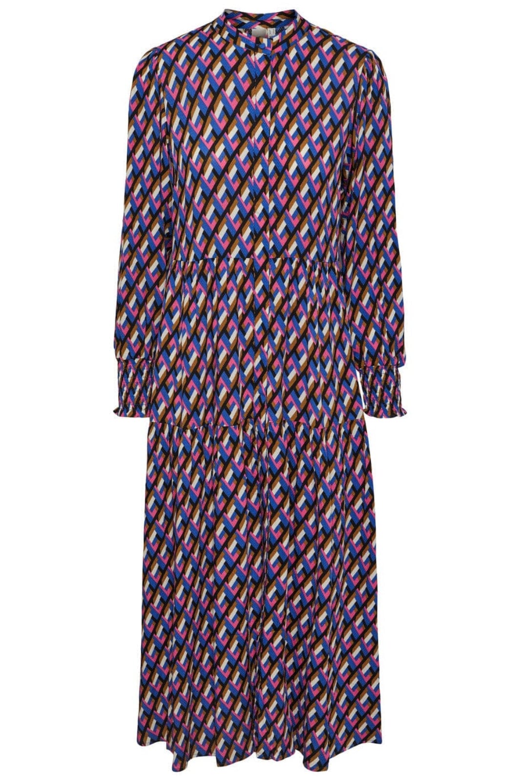 Y.A.S - Yasalira Ls Long Shirt Dress S. - Surf The Web Zagga print Kjoler 