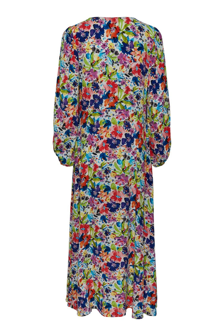 Y.A.S - Yasbitter 7/8 Long Dress S. - Bright White BITTER AOP Kjoler 