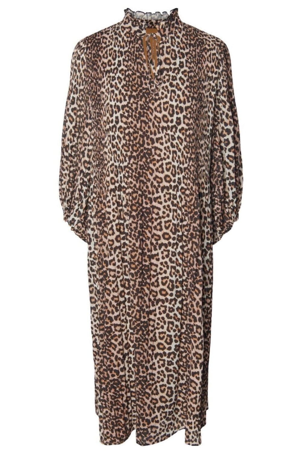 Y.A.S - Yasblue 7/8 Midi Dress S. - 4329502 Nomad Leo Aop Kjoler 