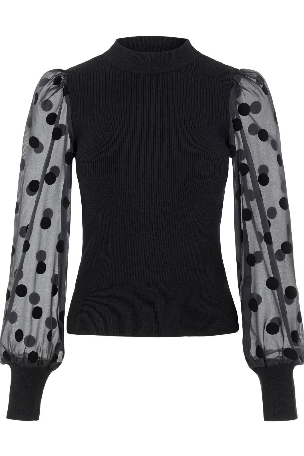 Y.A.S - Yasdotme Ls Knit Pullover S. - Black Bluser 