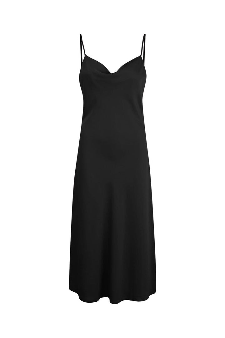 Y.A.S, Yasdottea Strap Midi Dress S. Show, Black