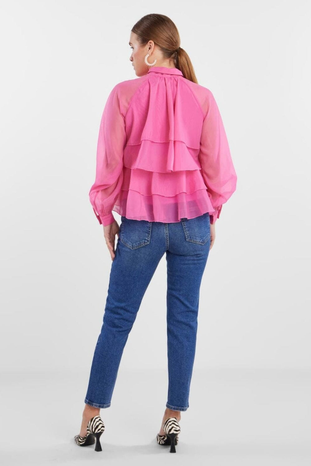 Y.A.S - Yaseloise Ls Top Show - 4260515 Fuchsia Pink Bluser 