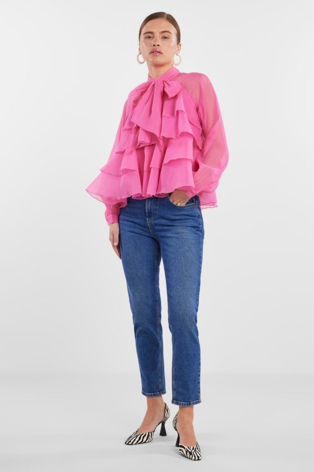 Y.A.S - Yaseloise Ls Top Show - 4260515 Fuchsia Pink Bluser 