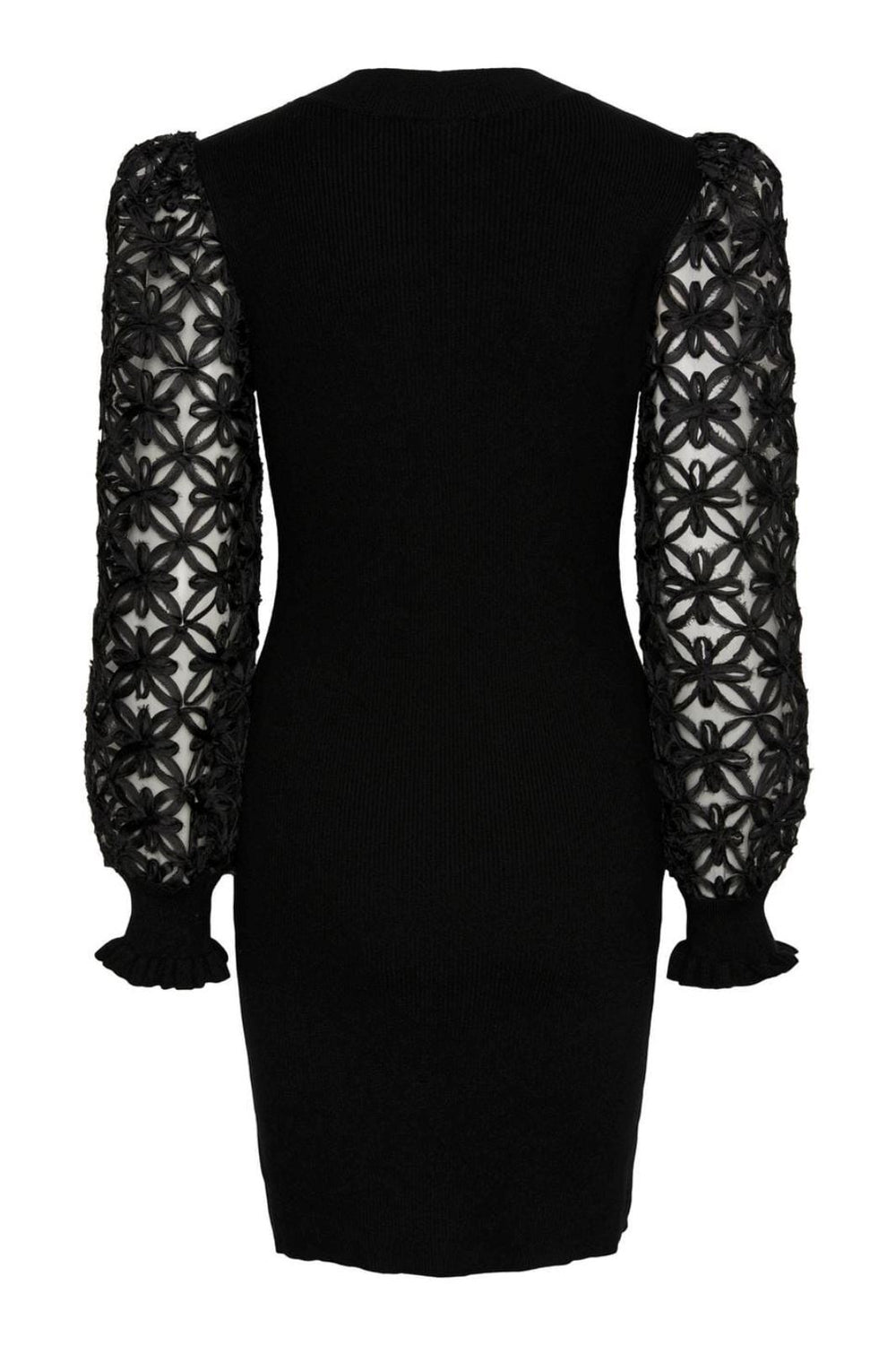Y.A.S - Yasfrillme Ls Knit Dress - 4531711 Black Kjoler 