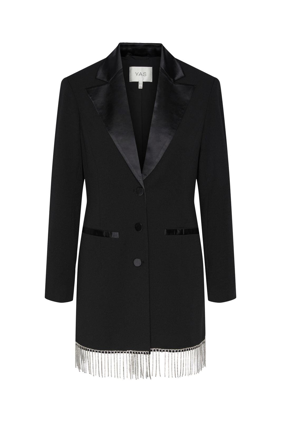 Y.A.S, Yasjessi Ls Long Blazer S. Show, Black