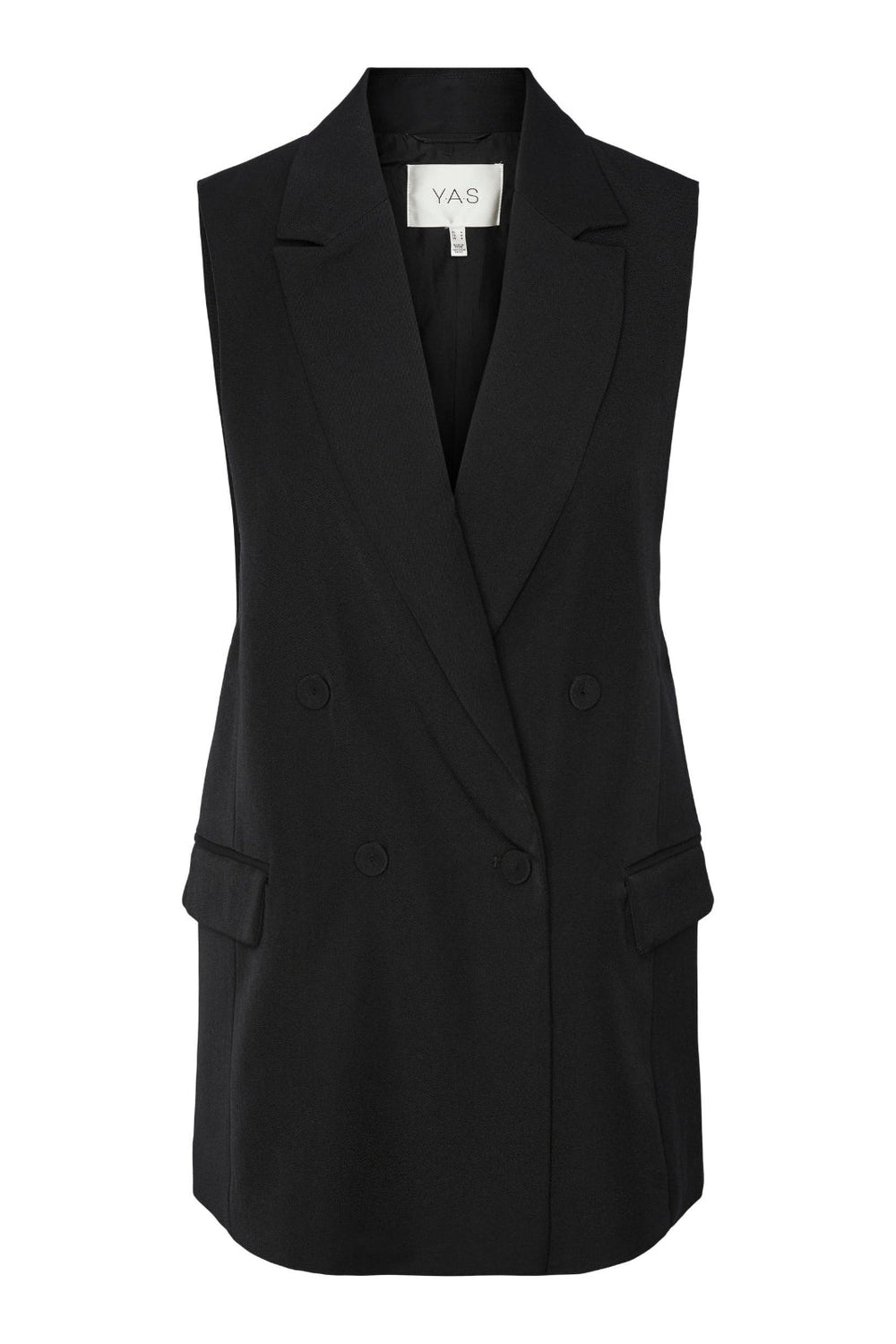 Y.A.S - Yasloui Sl Waistcoat - Black Veste 