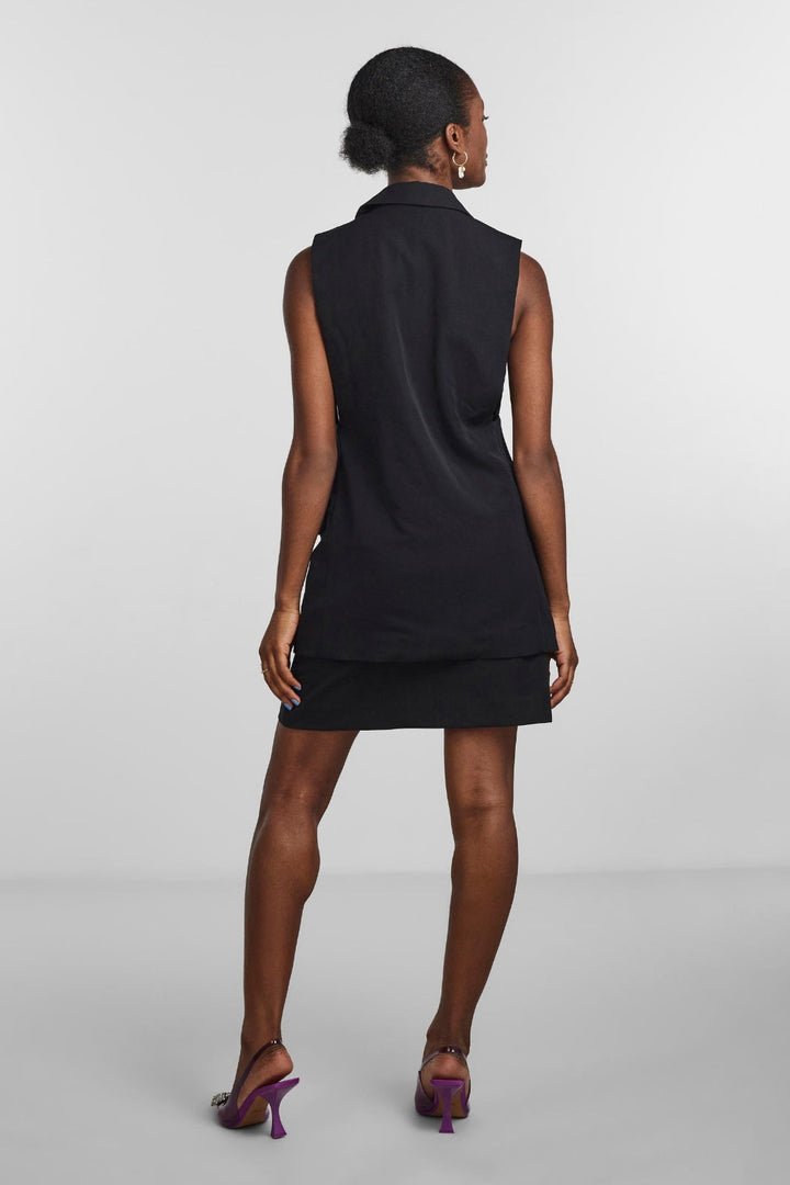 Y.A.S - Yasloui Sl Waistcoat - Black Veste 