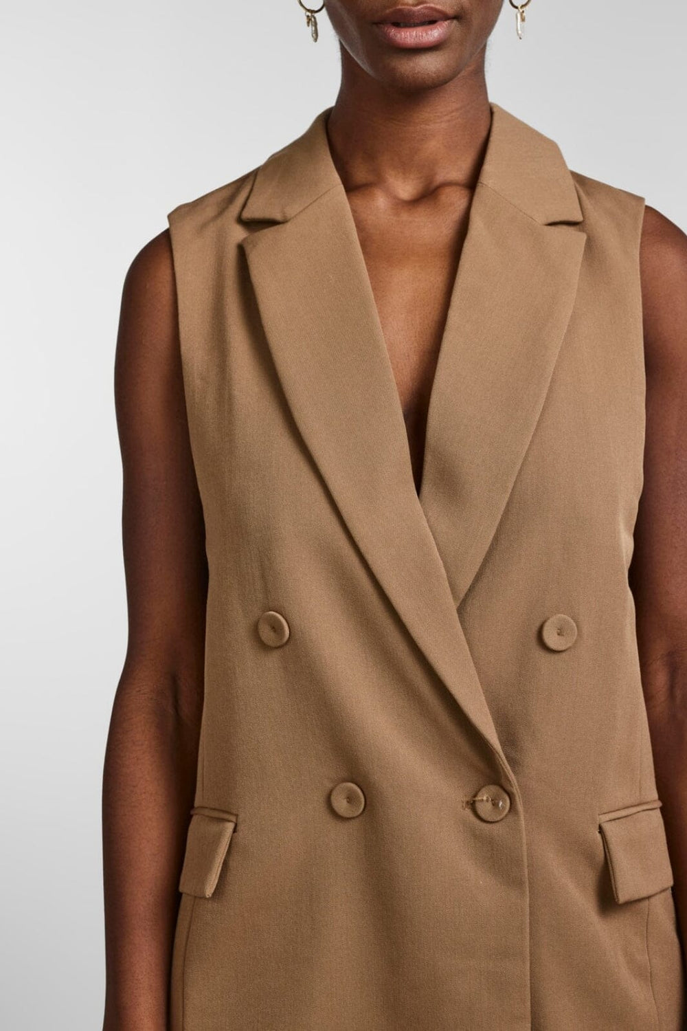 Y.A.S - Yasloui Sl Waistcoat - Otter Veste 