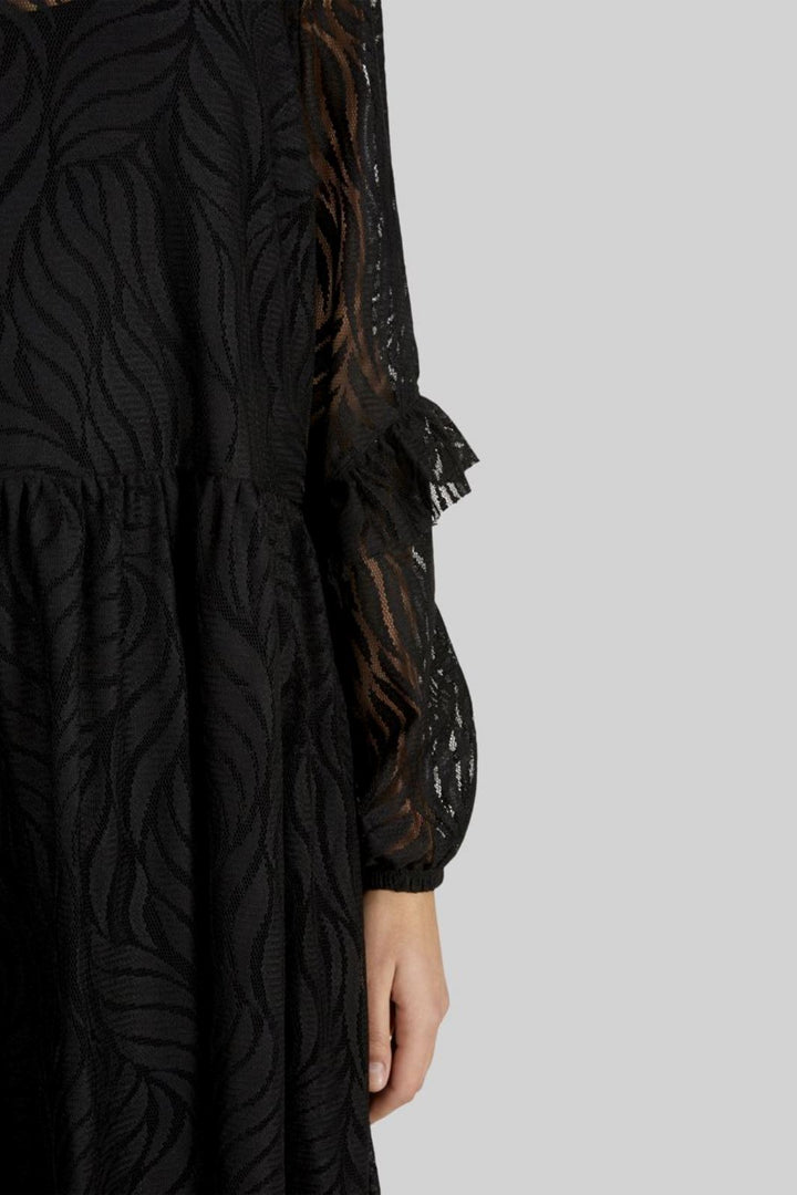 Y.A.S - Yaslucianna Ls Long Lace Dress - Black Kjoler 