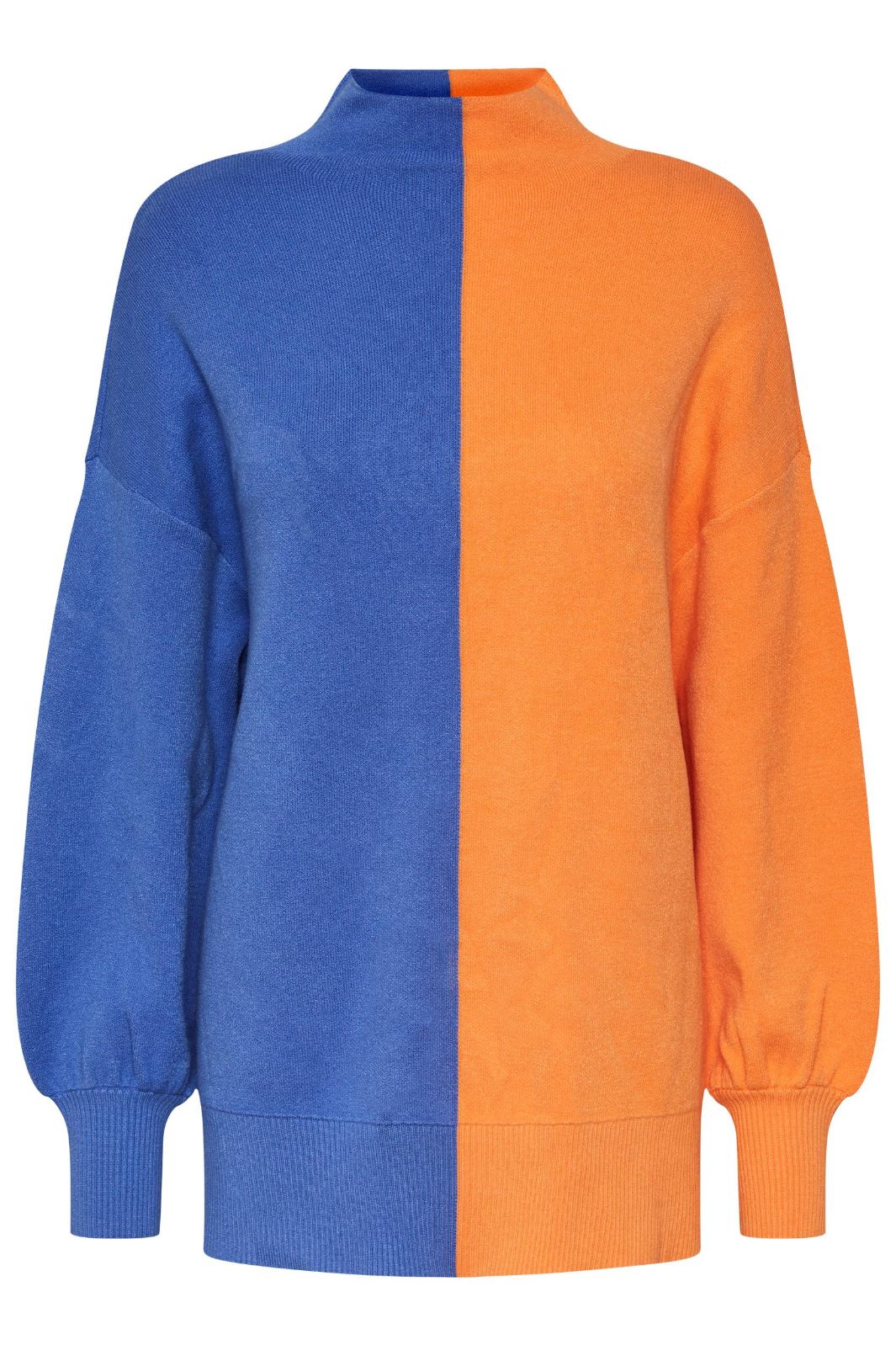 Y.A.S - Yasmaya Ls Knit Pullover S. - 283762-1059582 Amparo Blue Amparo Blue/Bird Of Paradise Strikbluser 