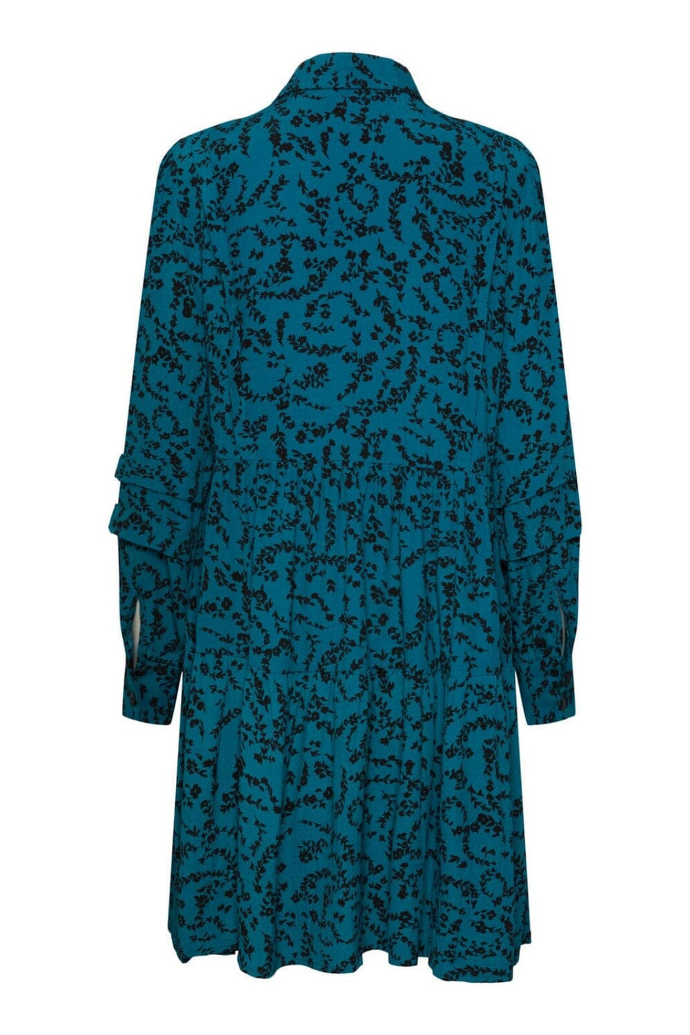 Y.A.S - Yasminua Ls Shirt Dress S. - Deep Lake Minua print Kjoler 