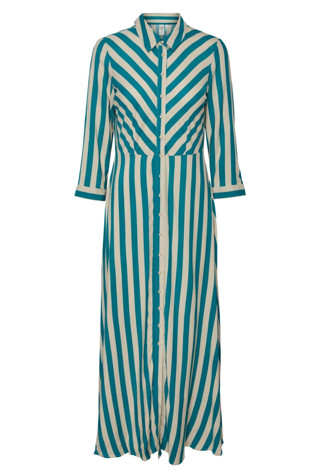 Y.A.S - Yassavanna Long Shirt Dress S. - Deep Lake CEMENT Kjoler 