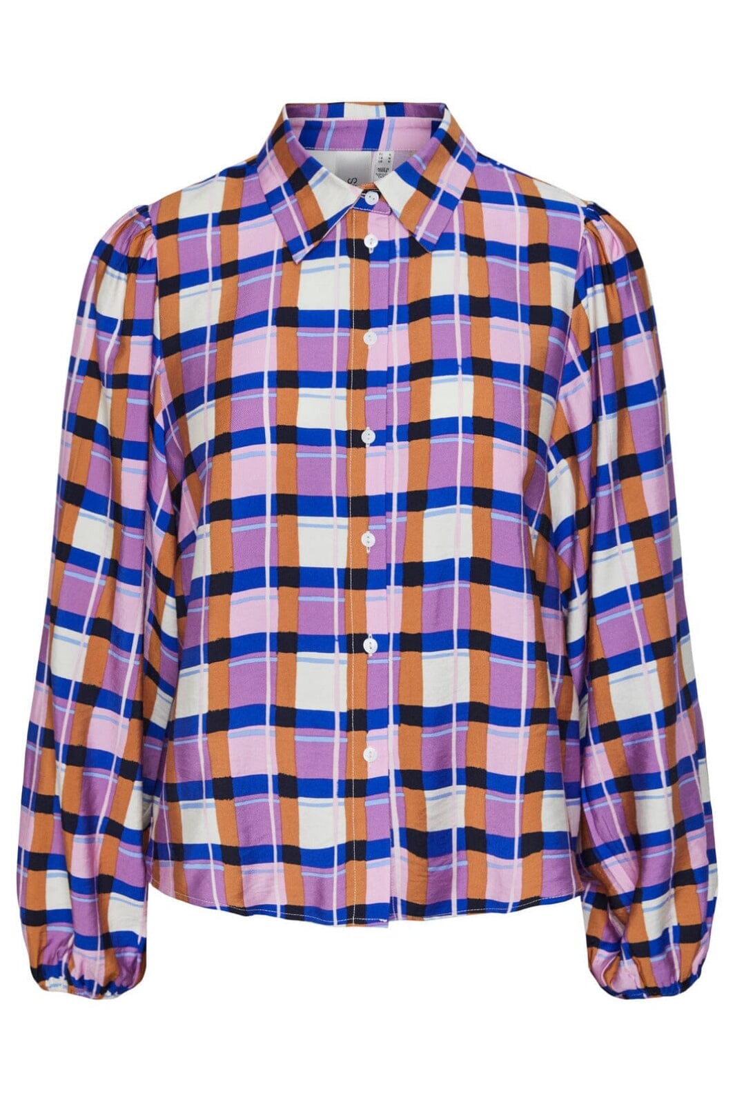Y.A.S - Yassquare Ls Shirt - 4436451 Mulberry Square Aop Skjorter 