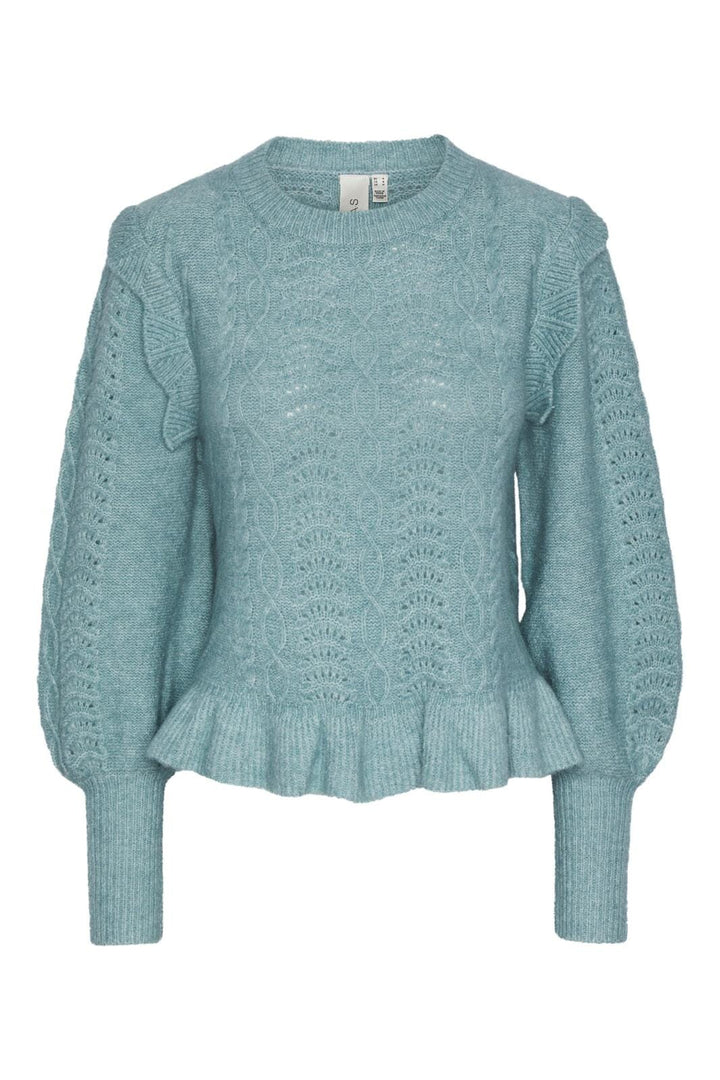 Y.A.S, Yastumali Ls Knit Pullover S., Tourmaline