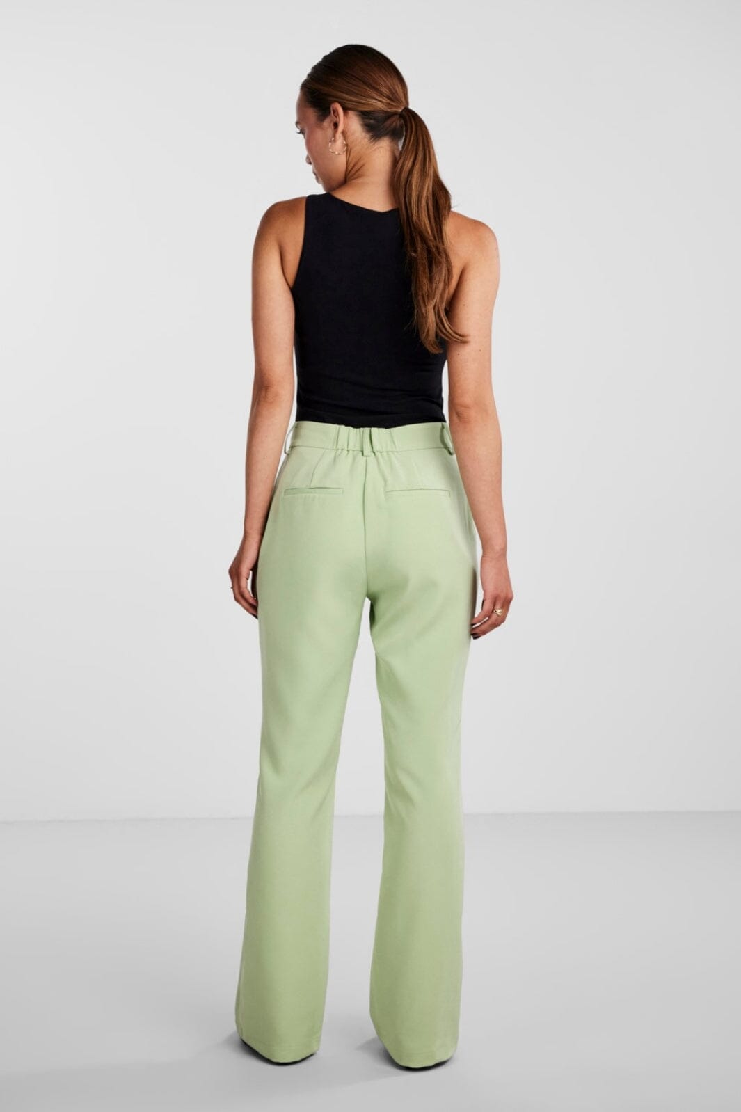 Y.A.S - Yasvala Flared Pant Show - Quiet Green Bukser 