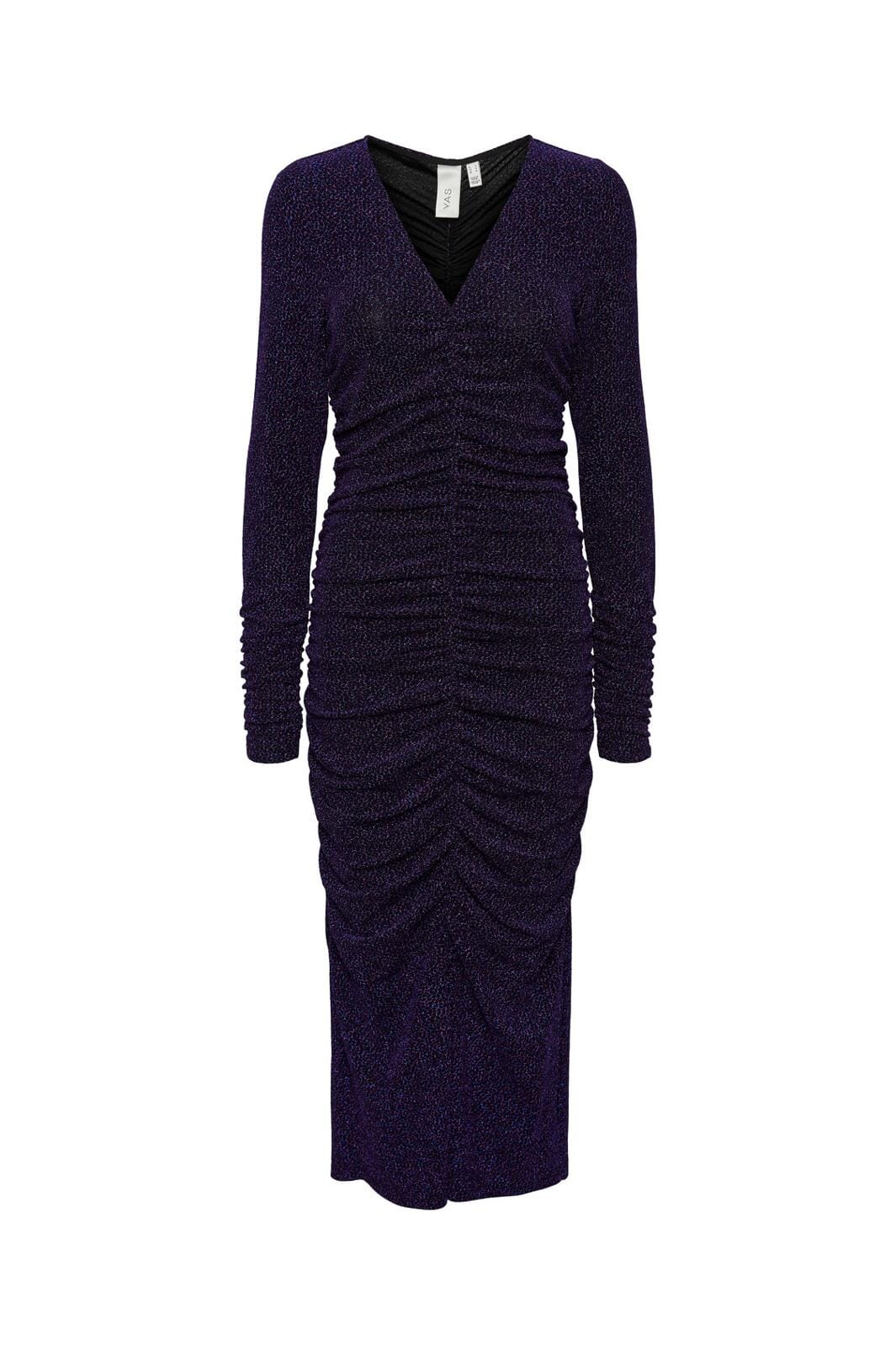 Y.A.S, Yaswippa Ls Long Dress Show, Black WIPPA AOP